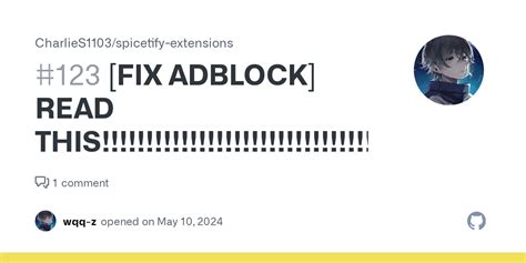 fixing adblock (spicetify) · GitHub.